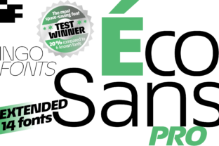 Éco Sans Pro Extended: A Bold Web Font